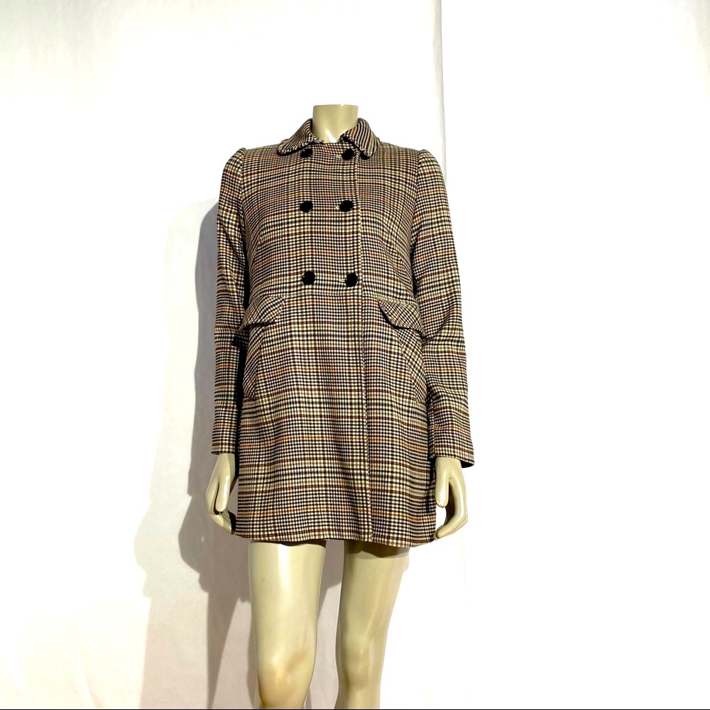 Vintage Striped Double Breasted  Jacket